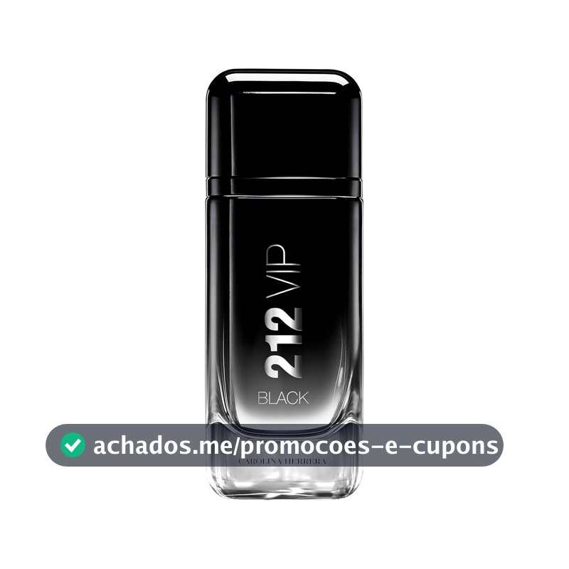 212 Vip Black Carolina Herrera - Perfume Masculino Eau de Parfum - 100ml, Carolina Herrera, 100