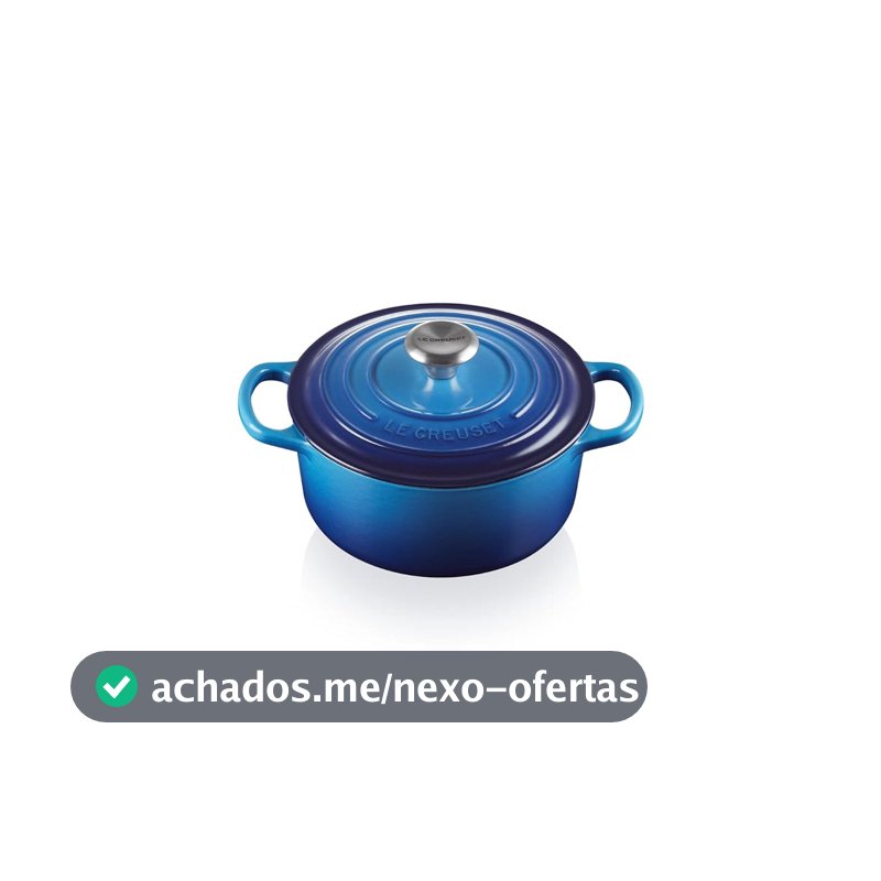 Le Creuset Panela Redonda 18cm Signature Azure Blue