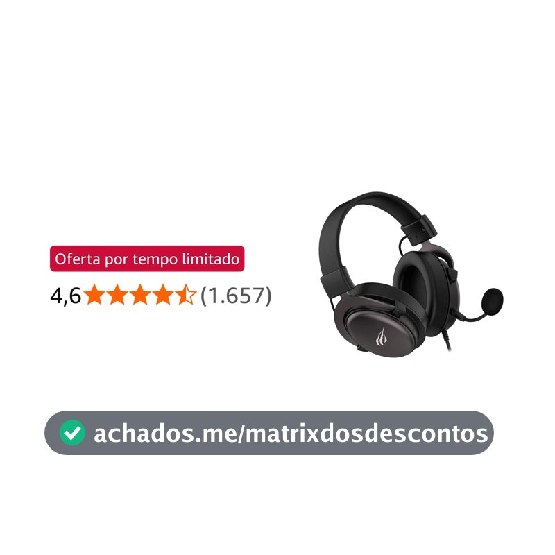 Fone De Ouvido Gamer Headset Havit H2015D Pc/Xbox/Ps4/Ps5