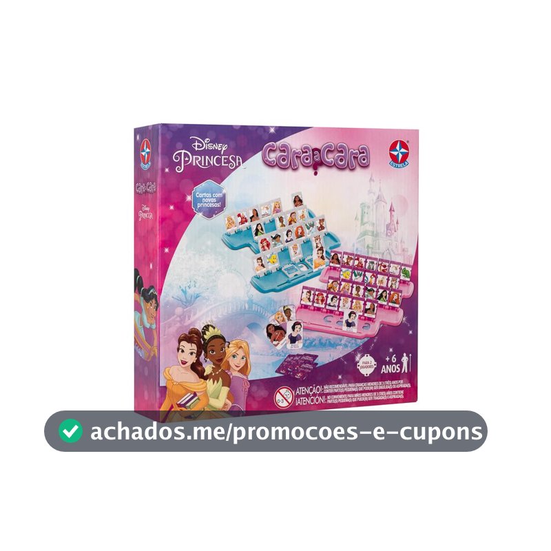 Oferta por tempo limitado: Jogo Cara a Cara Princesas Disney, Estrela