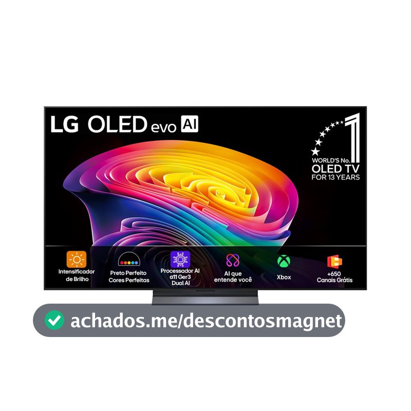 Smart TV LG OLED evo AI 4K C6 55 polegadas 2026