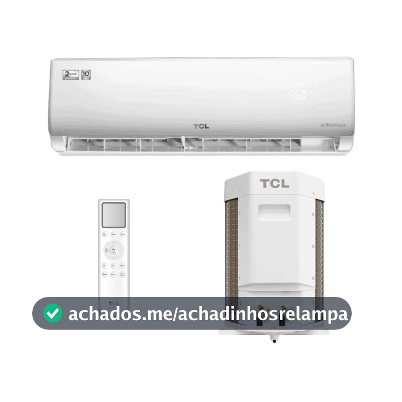AR CONDICIONADO TCL SPLIT HI WALL ELITE INVERTER 12.000 BTUS TAC-12CSGV-INV 220V