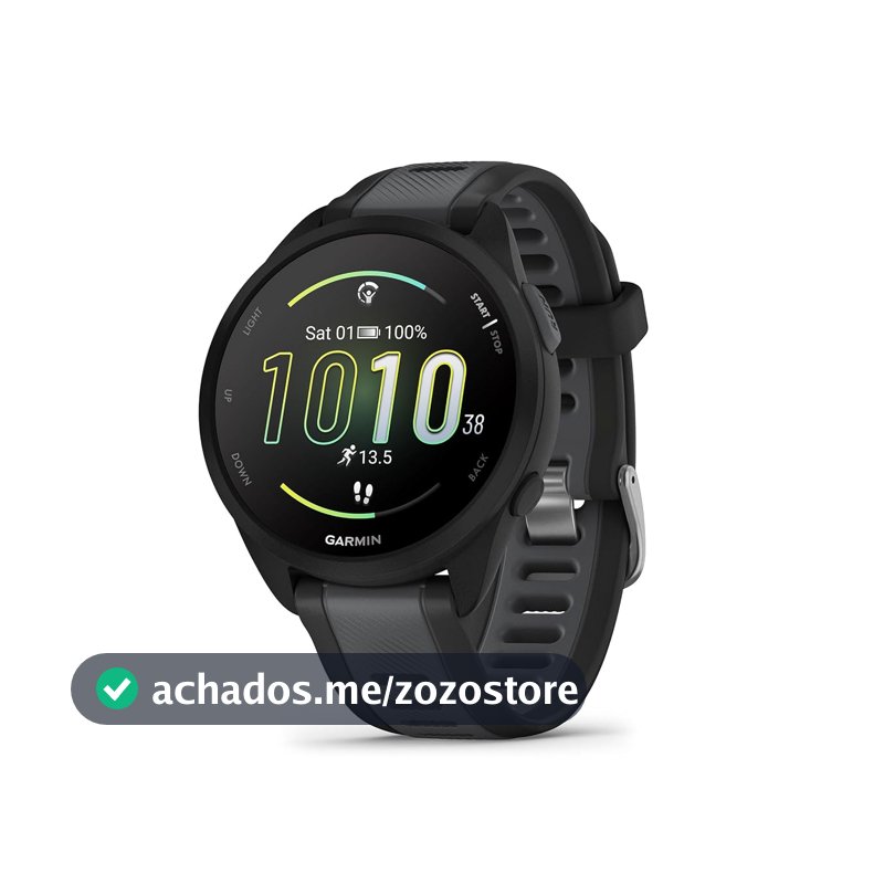 Garmin Relógio Forerunner 165 - 43mm com Monitor Cardíaco de Pulso e GPS