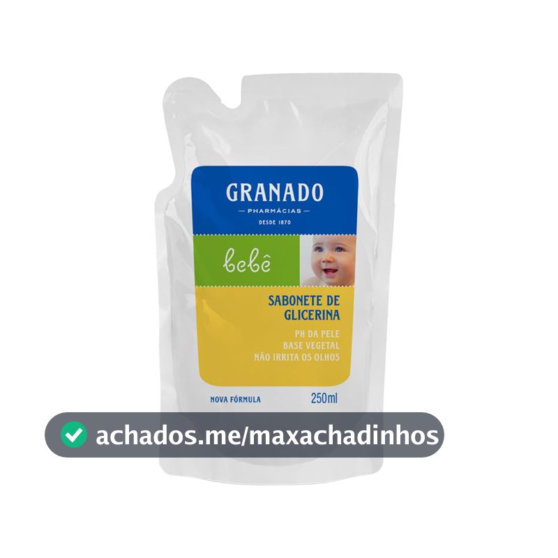 Granado Refil Sabonete Líquido Bebê, Tradicional, 250ml