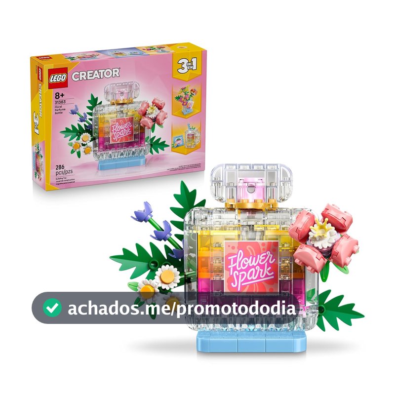 LEGO Creator Frasco de Perfume com Decoração Floral 31383