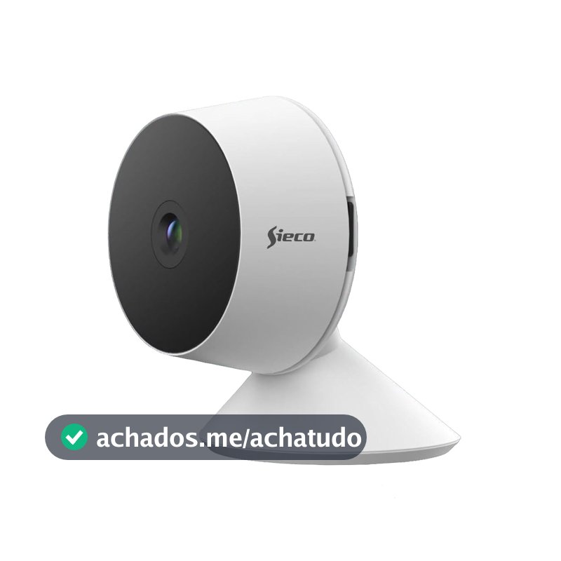 Sieco Câmera de Segurança Wi-Fi S30, 1080p Full HD, Áudio Bidirecional, Detecção de Movimento, Armazenamento até 512GB, Monitoramento Remoto - Garantia de 3 anos