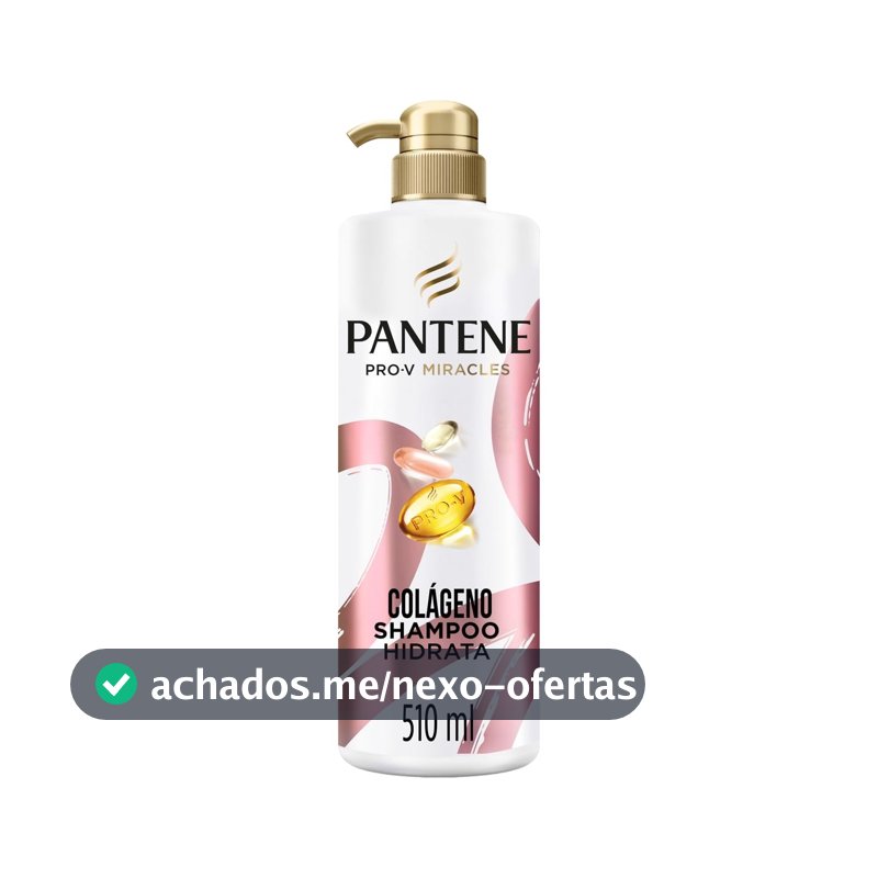 Pantene Pro-V Miracles Shampoo Colágeno Hidrata e Resgata 510 ml