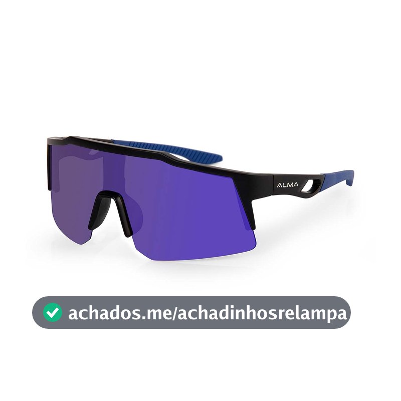 Óculos de Sol Esportivo UV400 Maiorca Azul Alma Genius