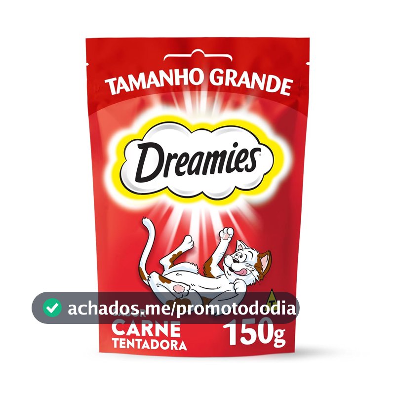 Dreamies Petisco Carne Tentadora Gatos Adultos 150G