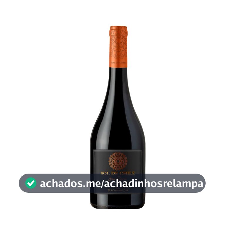 Vinho Tinto Chileno Sol de Chile Gran Reserva Syrah 750ml