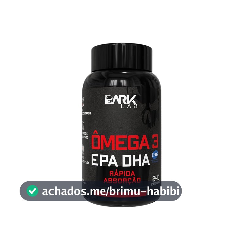 Ômega 3 EPA DHA, Dark Lab, 240 Cápsulas