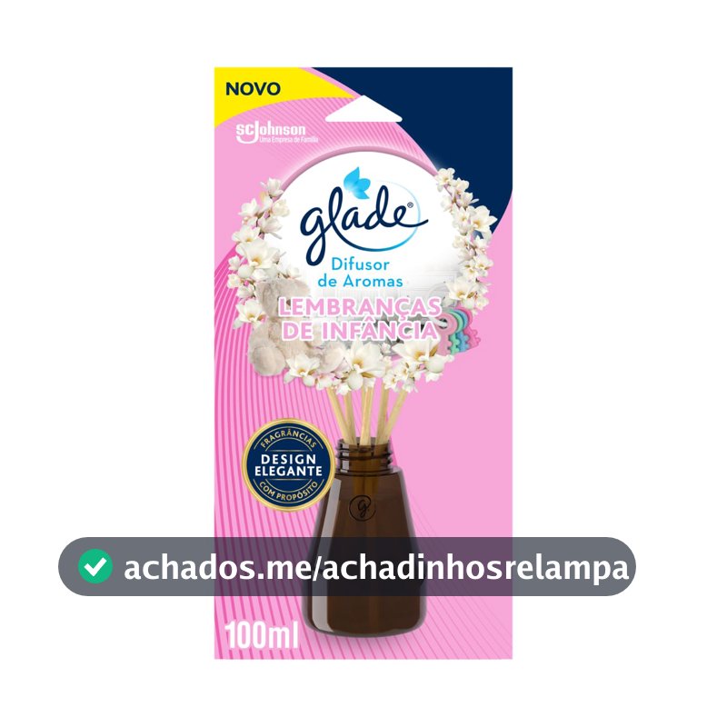 Glade Difusor de Ambiente, Lembranças de Infância, 6 Varetas, 100ml