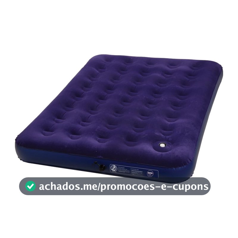 Mor Life - Colchão Inflável Multiuso Casal com Fole