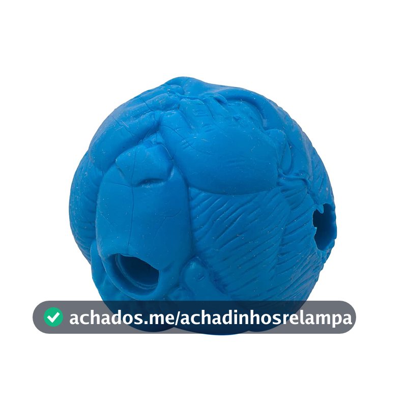 Pet Games Bolinha Recheável Macaquinho Azul Tamanho P Para Cães