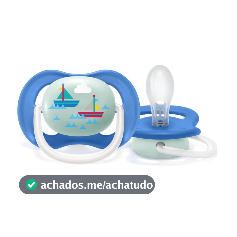 Chupeta Ultra Air 6-18M Philips Avent Boy Unitária Barcos 081/07