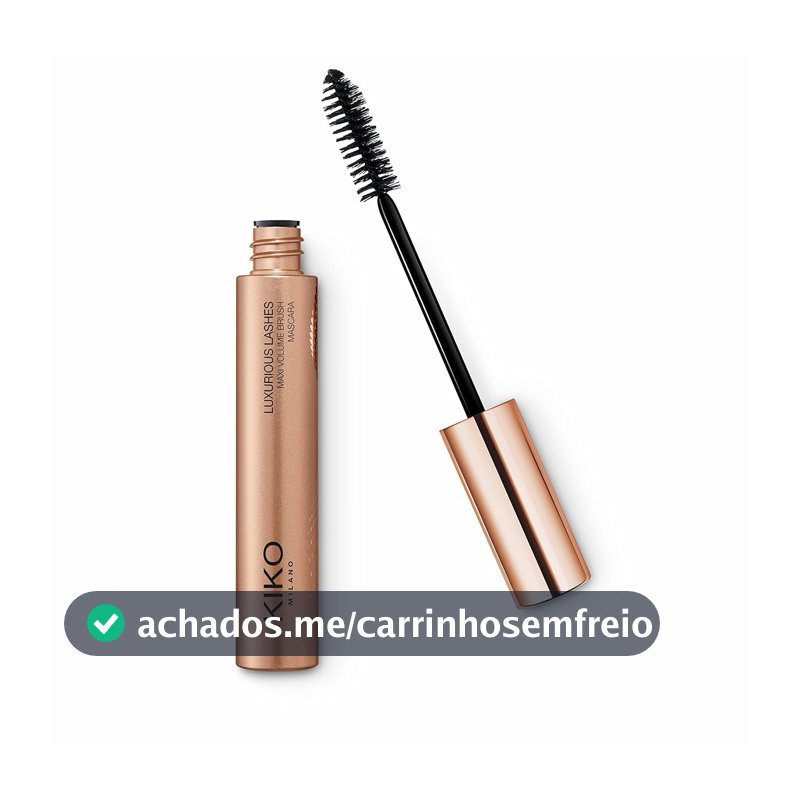 KIKO MILANO, New Luxurious Lashes Maxi Volume Brush Mascara, Rímel, Cor Preta
