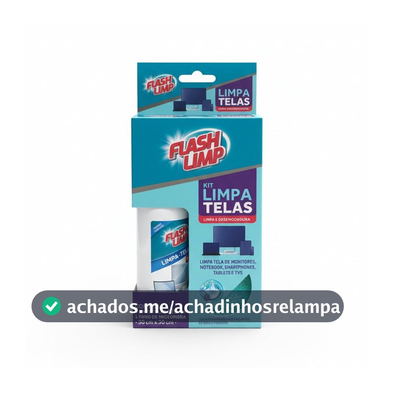 Kit Limpa-Telas Flash Limp, 120ml