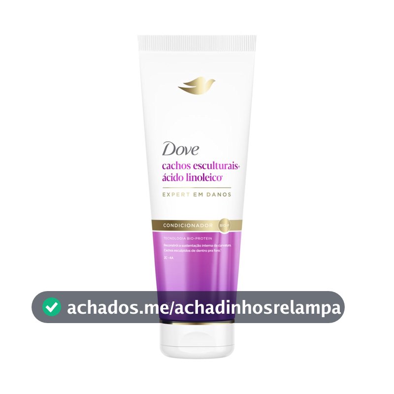 Dove Condicionador Restaurador Cachos Esculturais + Ácido Linoleico 250ml