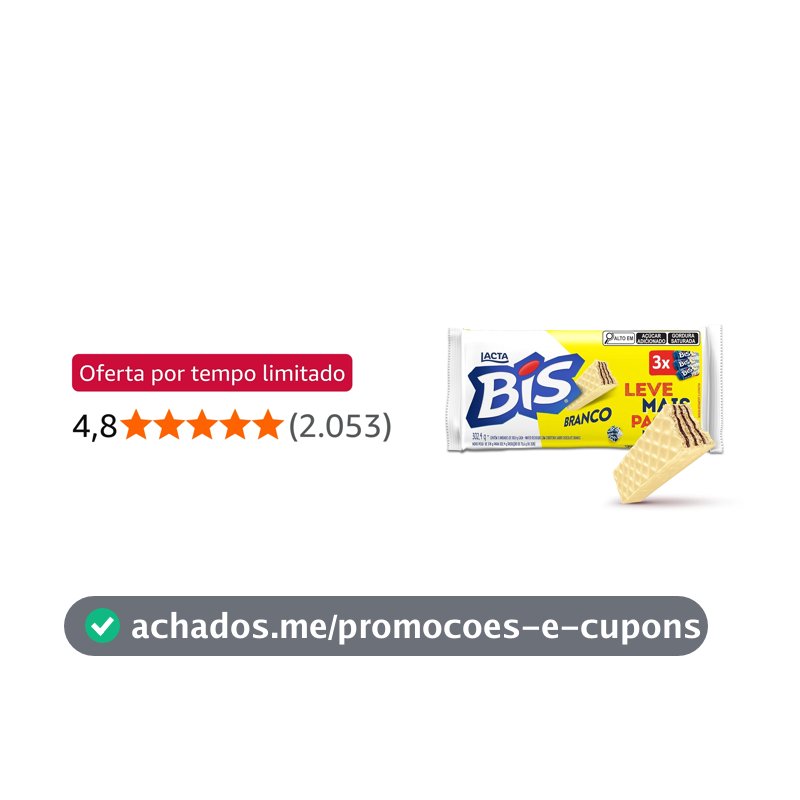 Lacta Bis Laka - Chocolate Branco Kit 3 Unidades 100,8g