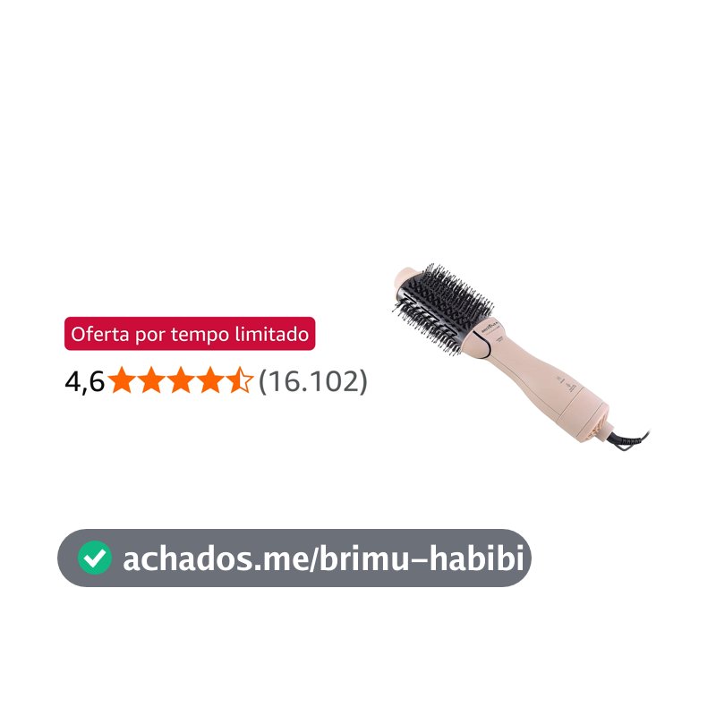 Britânia Escova Secadora Soft 4 em 1 1300W BEC07R Bivolt Plástico Rosa