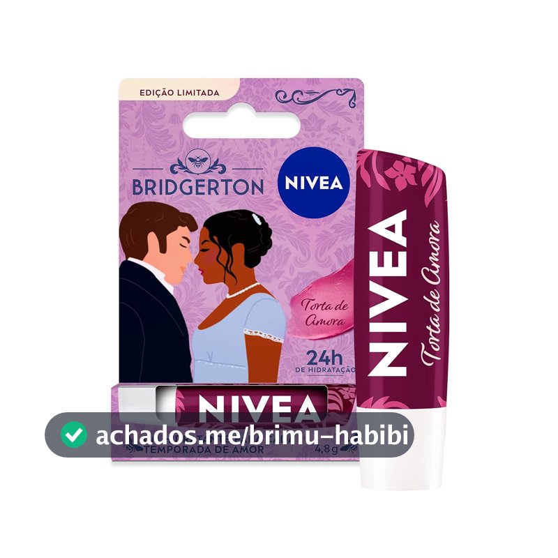 NIVEA Hidratante Labial Torta de Amora Ed. Limitada Bridgerton 4,8g