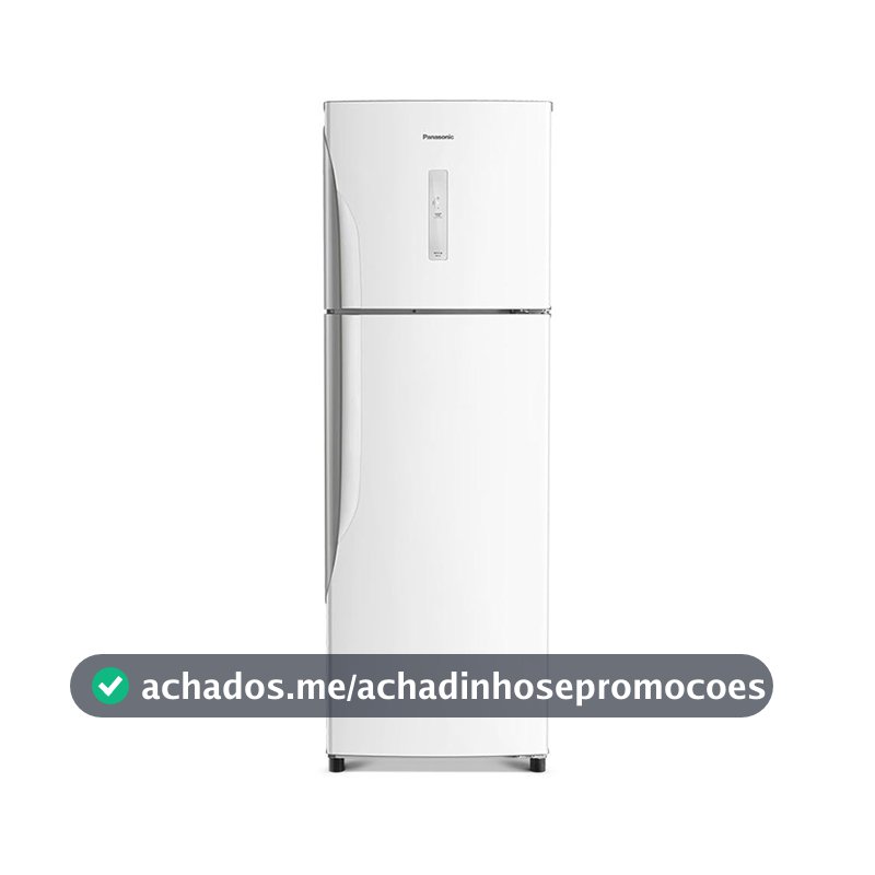 Geladeira Panasonic A+++ Frost Free 387l Branco Nr-bt41pd1wa 127v