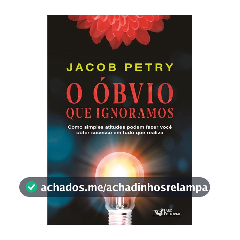 O Óbvio que Ignoramos: Como simples atitudes podem fazer você obter sucesso em tudo que realiza