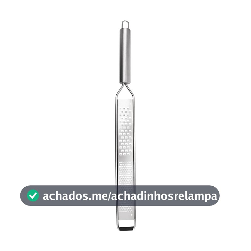 Mimo Style, Ralador Zester 2 Faces em Aço Inox Ideal para Raspas Finas