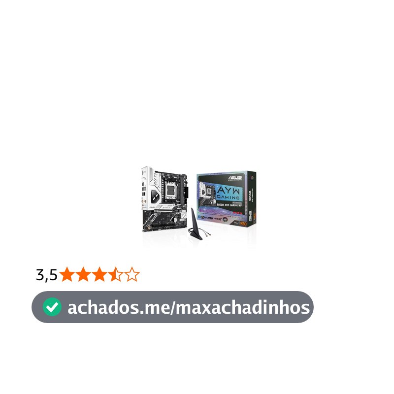 PLACA MAE (AMD) ASUS B850M AYW GAMING WIFI DDR5 AM5