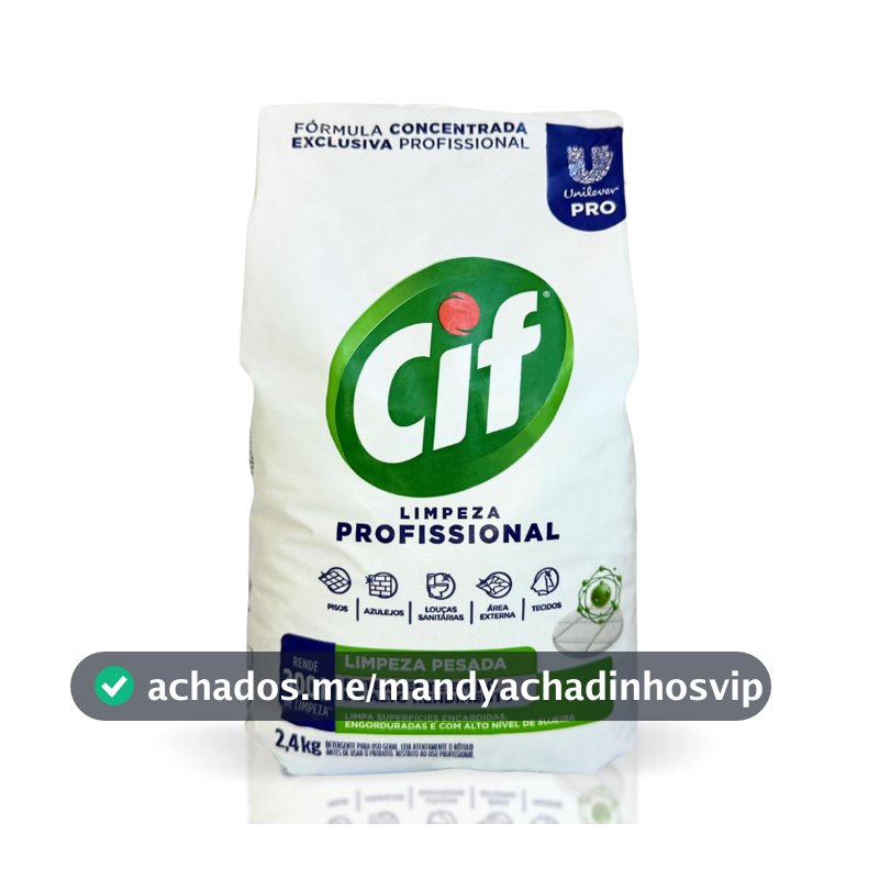 LIMPADOR EM PO LIMPEZA PESADA 2,4KG CIF (64347284)