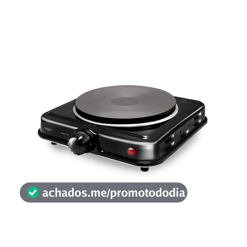 Fogão Elétrico Portátil Cooktop Elgin Single Cook 1 Boca - 220V