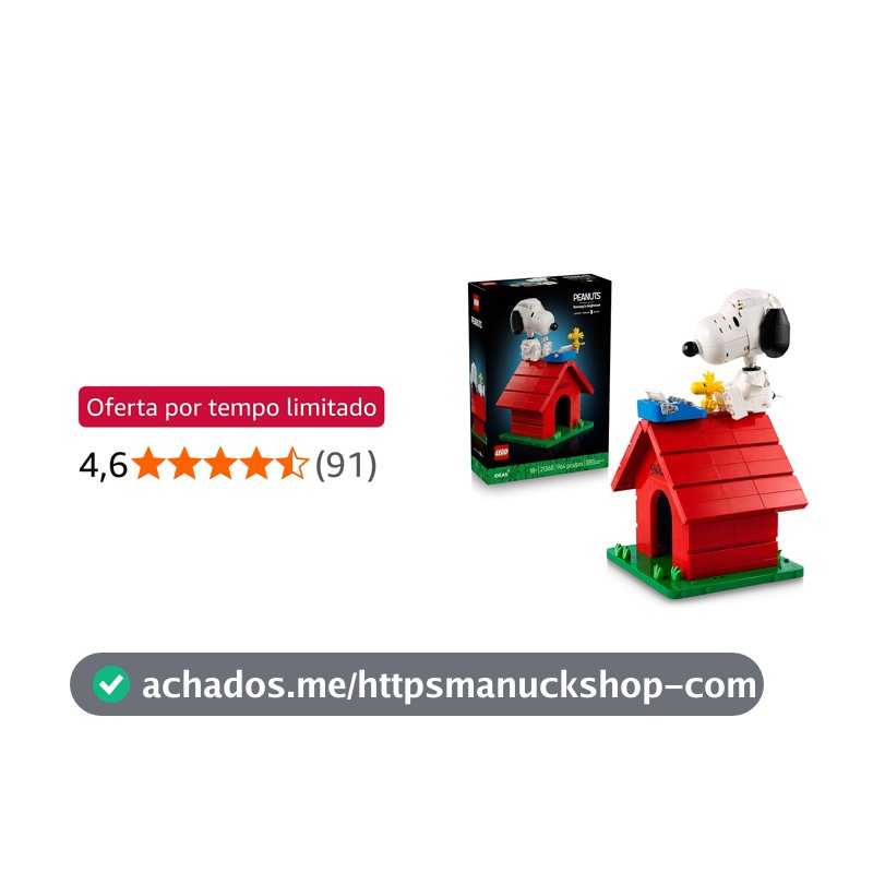 LEGO Ideas Peanuts: A Casinha do Snoopy 21368