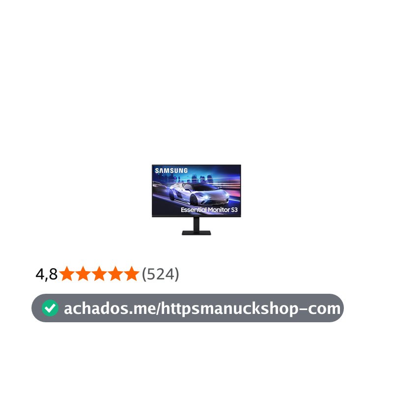 Monitor Gamer Samsung 24" FHD, 120 Hz, HDMI, Preto, S3