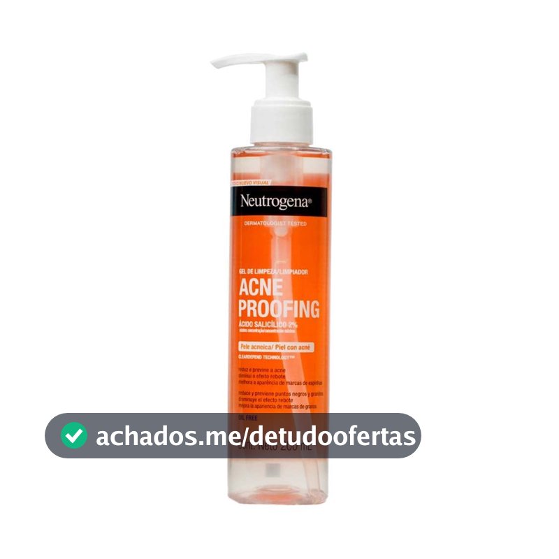 Gel de Limpeza Facial Neutrogena Acne Proofing, 200ml