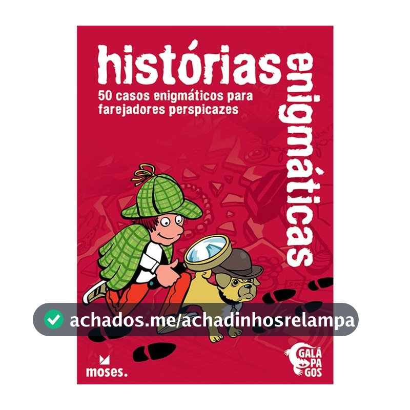 Galápagos, Histórias Enigmáticas (Red Stories), Jogo de Enigmas para Amigos, + 2 jogadores, 15 minutos por partida