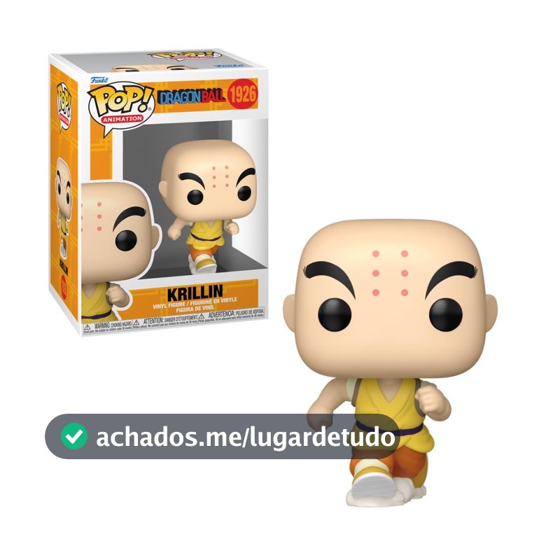 Candide, Boneco, Funko POP! Kuririn, Dragon Ball - 10 cm