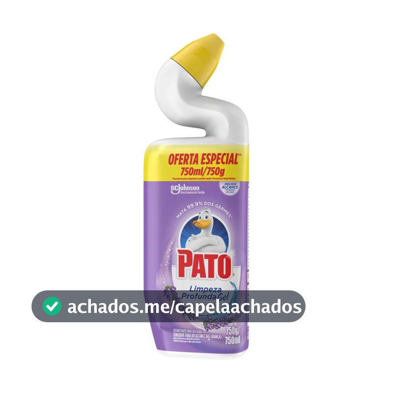 Limpador Sanitário em Gel Pato, Lavanda, 750ml