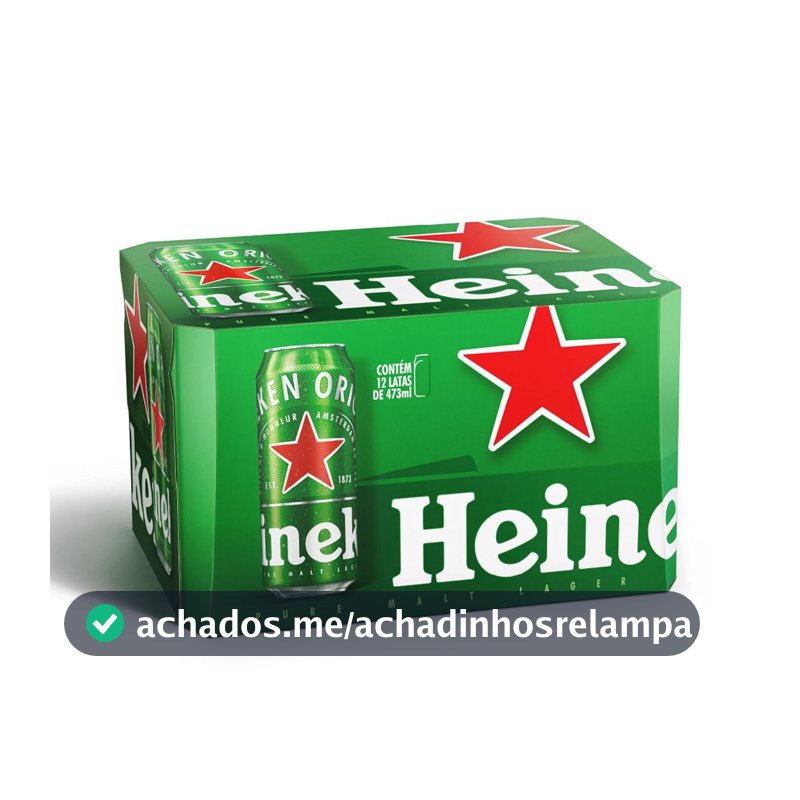 Heineken Cerveja Lata 473ml Pack 12 Unidades