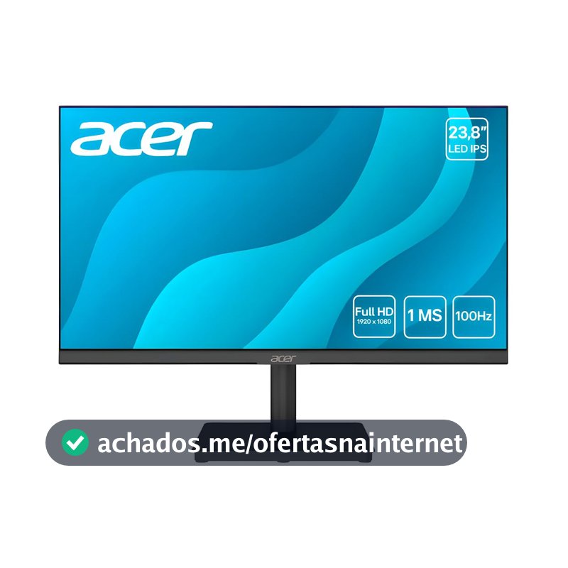 Monitor Acer mk241y 23.8" IPS Full HD 100hz 1ms HDMI/VGA Design Zero Frame