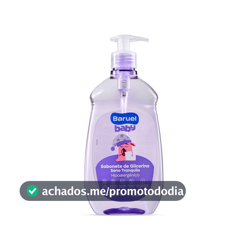 Sabonete Infantil Líquido Sono Tranquilo 400ml – Baruel Baby