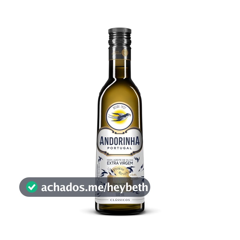 Azeite Andorinha Extra Virgem Projeto Revoa 500ml