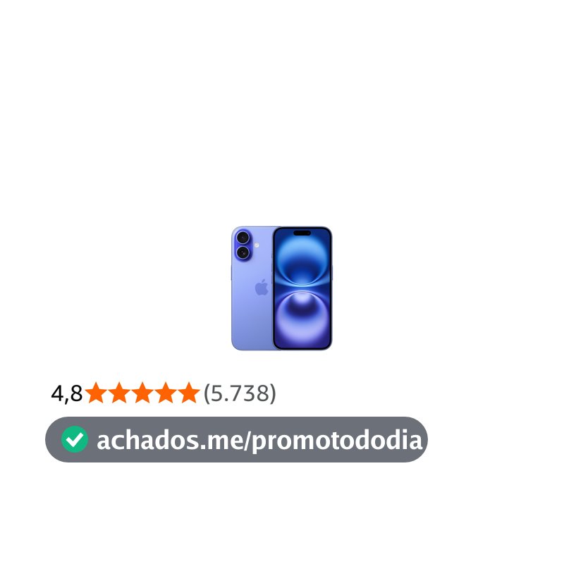 Apple iPhone 16 (128 GB) – Ultramarino