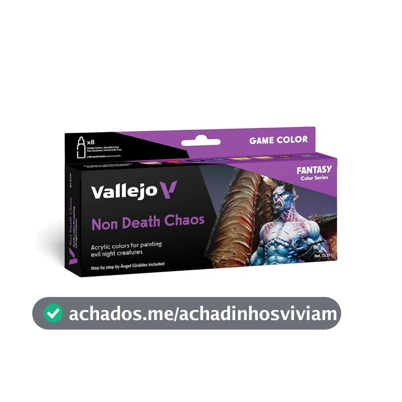 Vallejo Conjunto de cores de jogo AV - Non Death Chaos (x8)
