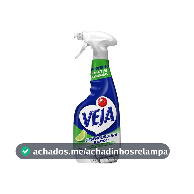 Limpador Spray Gold Cozinha Desengordurante Limão 500 Ml, Veja
