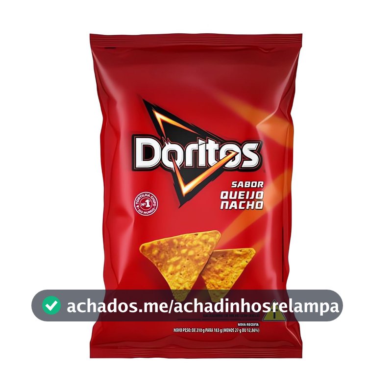 Doritos Salgadinho de Milho Queijo Nacho Tortilla Chips 183g