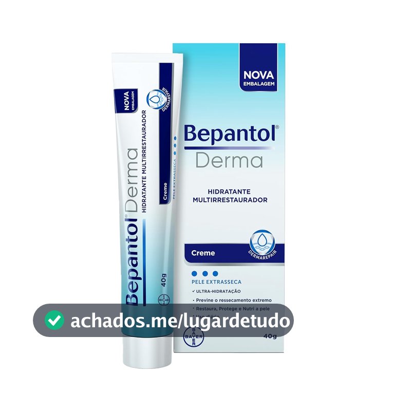 Bepantol Derma Hidratante Multirrestaurador para Pele Seca, 40g