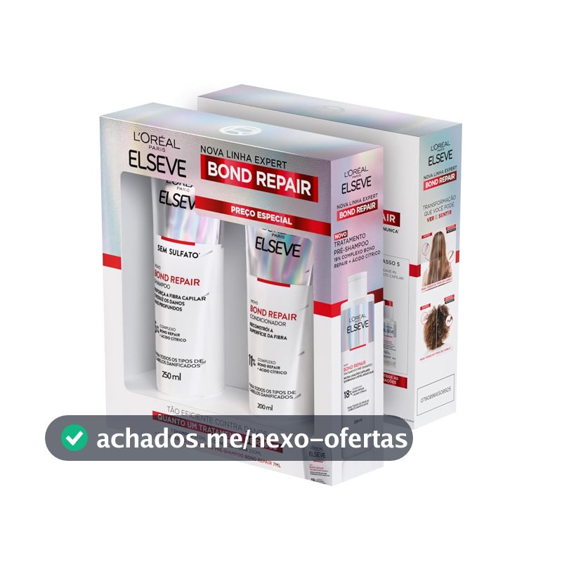 Kit Capilar L'Oréal Paris Elseve Bond Repair, Kit com 3 Unidades
