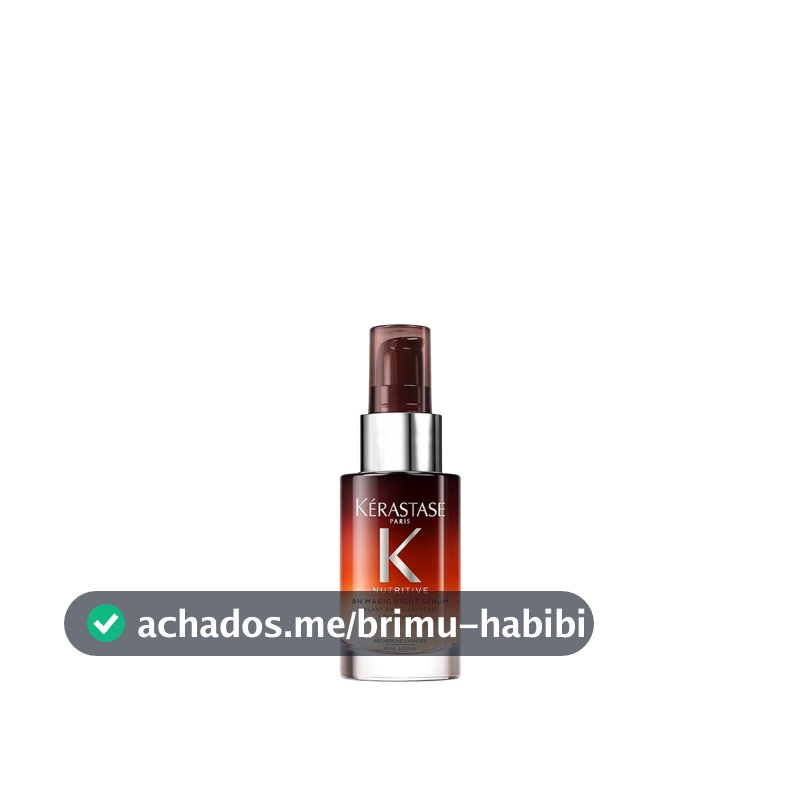 Kérastase Nutritive Sérum Capilar Noturno 8H Magic Night Travel Size Para Cabelos Secos com Nutrição Profunda, Proteção Contra a Fricção do Travesseiro e Cabelos Mais Fortes 30ml