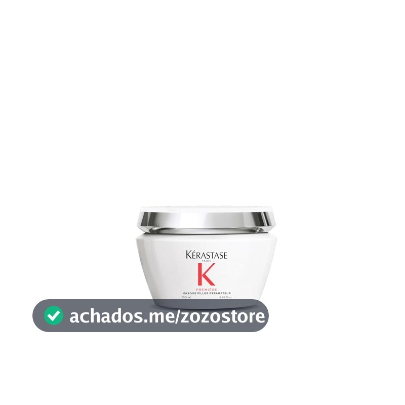Kérastase Máscara Première Masque Filler Réparateur, Todos os tipos de cabelos danificados, Reparador de preenchimento, Hidrata e fortalece, Peptídeo e Glicina, 200ml