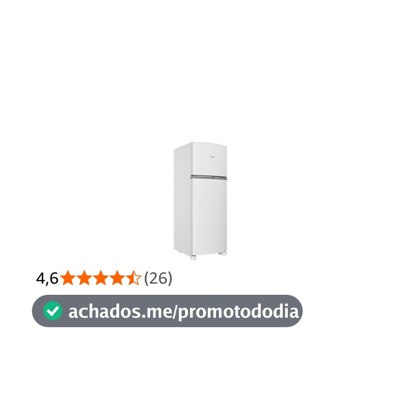 Geladeira Frost Free Duplex 333 Litros Branca Consul - CRM40MB 110V